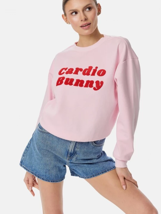 Obrázek produktu Cardio Bunny Mikina 'RETRO LOGO' pink