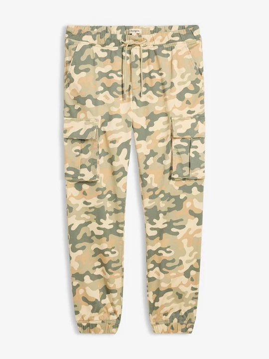 Obrázek produktu Cargo kalhoty bez zapínání, Regular Fit, Straight BonPrix