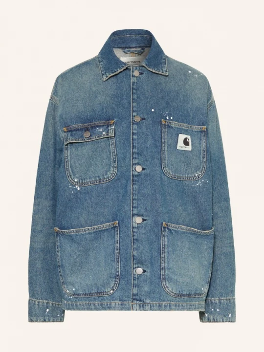 Obrázek produktu Carhartt Wip Džínová Bunda Og Michigan Coat 01ej blue, destroy wash, splatter