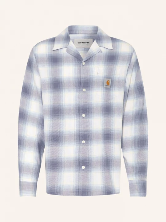 Obrázek produktu Carhartt Wip Košile Tyers Comfort Fit modrá / tmavě modrá / bílá
