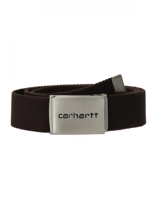 Obrázek produktu Carhartt WIP Opasek tmavě hnědá / černá / stříbrná