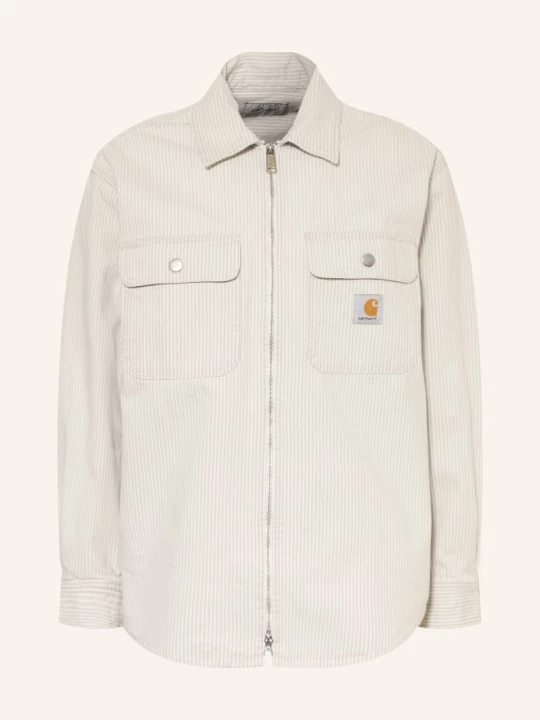 Obrázek produktu Carhartt Wip Přehoz Mercer světle šedá / bílá