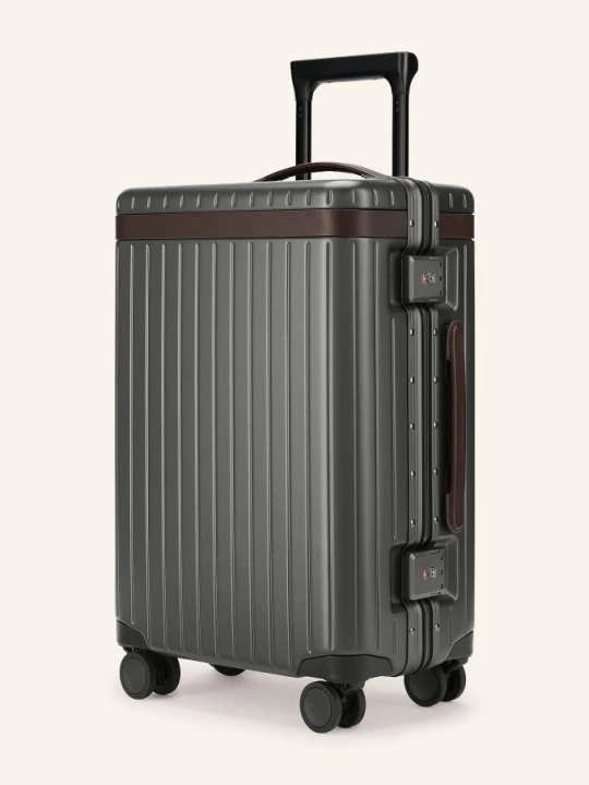 Obrázek produktu Carl Friedrik Kufr Na Kolečkách The Carry-On tmavě šedá / tmavě hnědá