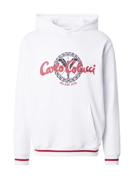 Obrázek produktu Carlo Colucci Mikina brusinková / černá / bílá