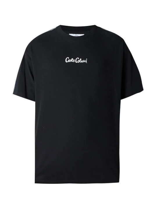Obrázek produktu Carlo Colucci Tričko barvy bláta / černá / bílá