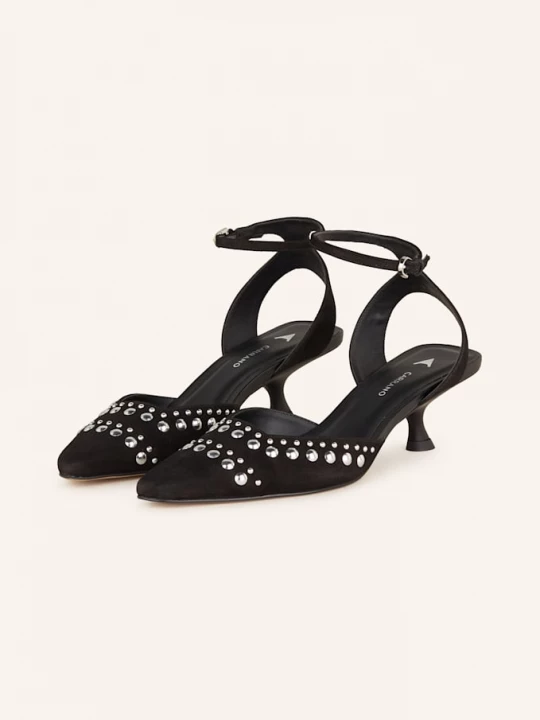 Obrázek produktu Carrano Slingpumps S Otevřenou Patou S Nýty černá