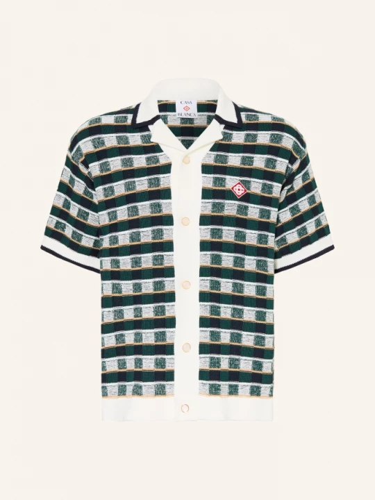 Obrázek produktu Casablanca Letní Košile Comfort Fit Z Froté zelená / krémová / tmavě zelená