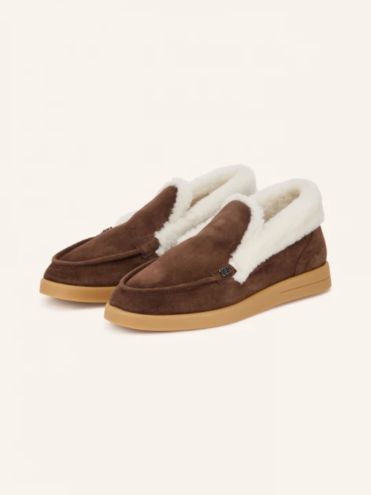 Obrázek produktu Casadei Mokasíny tmavě hnědá / bílá