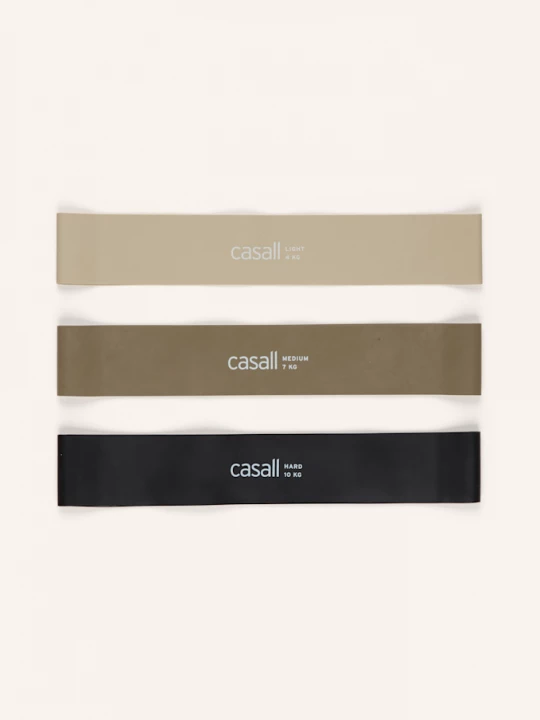 Obrázek produktu Casall 3dílná Sada Fitness Pásů béžová / khaki / černá