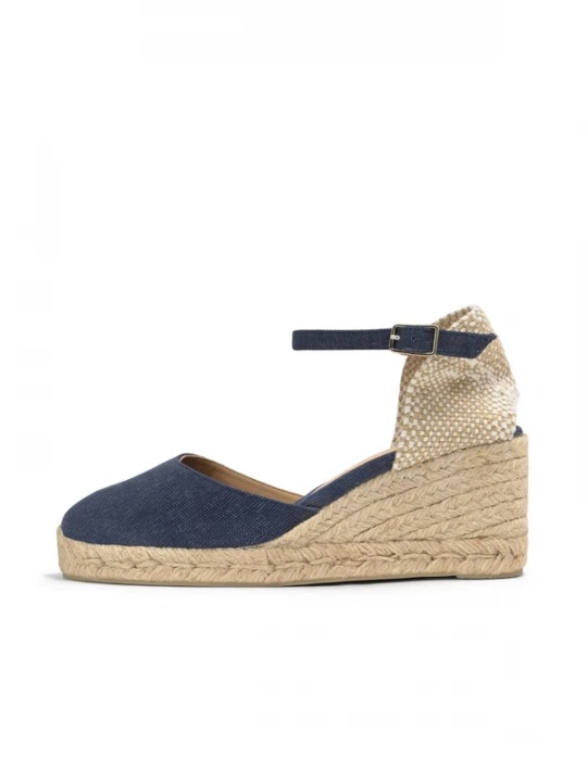 Obrázek produktu Castañer Espadrilky 'Carol' světle béžová / námořnická modř