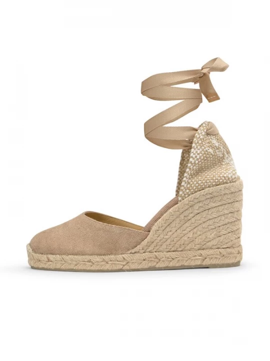Obrázek produktu Castañer Espadrilky 'Chiara' šedobéžová