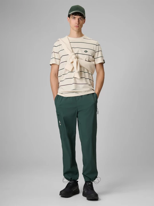 Obrázek produktu Casual kalhoty joggery pánské - zelené 4F