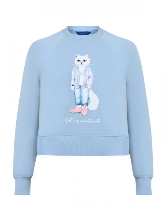 Obrázek produktu Cat e Lolette Mikina 'Country Cat' modrá