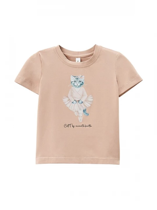 Obrázek produktu Cat e Lolette Tričko 'Ballerina Cat' pink