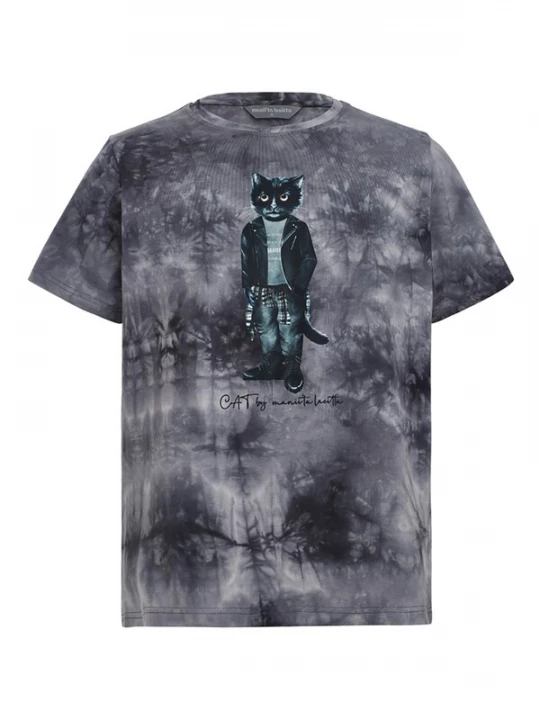 Obrázek produktu Cat e Lolette Tričko 'Rocker Cat' šedá