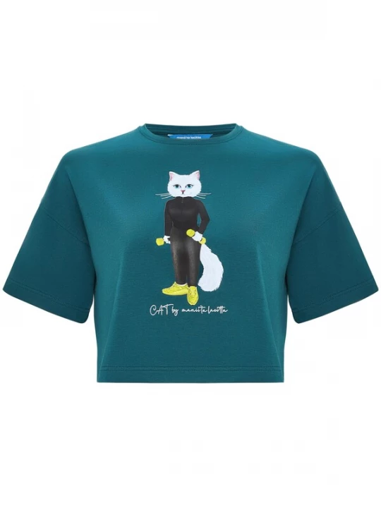 Obrázek produktu Cat e Lolette Tričko 'Sport Cat' modrá