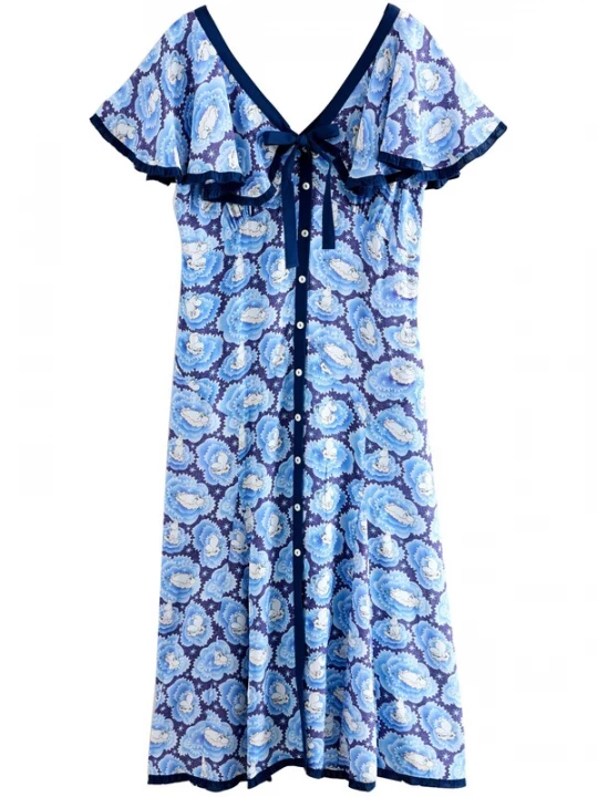 Obrázek produktu Cath Kidston Košilové šaty světlemodrá / tmavě modrá / bílá