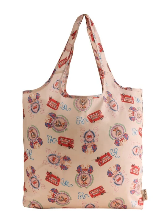 Obrázek produktu Cath Kidston Nákupní taška světle béžová / tmavě modrá / červená