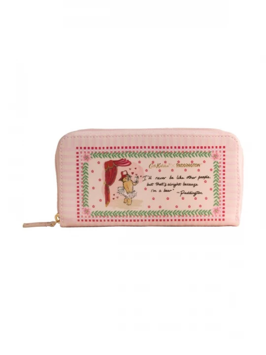 Obrázek produktu Cath Kidston Peněženka 'Paddington Blossom' zelená / růžová / červená / černá