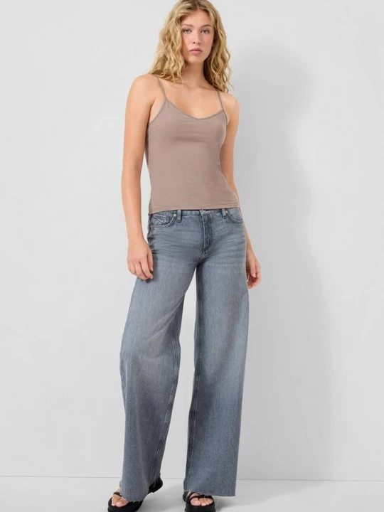 Obrázek produktu Catie jeans / Slim Fit / Mid Rise / Wide Leg QS šedá