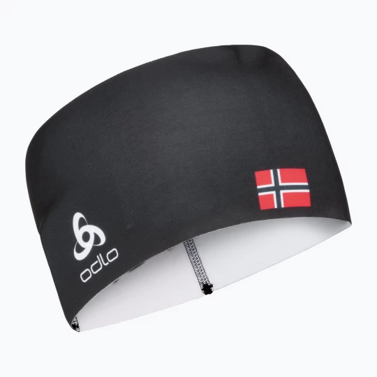 Obrázek produktu Čelenka ODLO Competition Fan Warm black / Norwegian flag