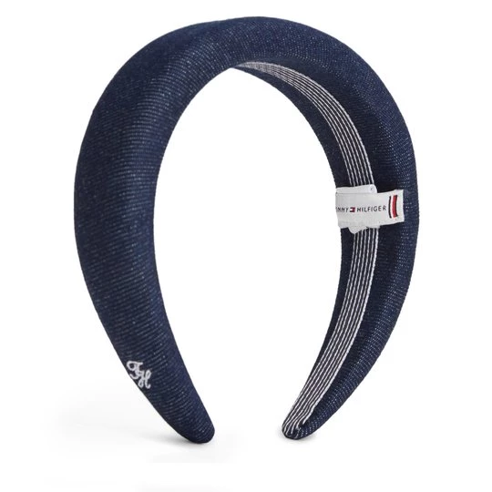 Obrázek produktu Čelenka Tommy Hilfiger Denim Logo Padded Headband AW0AW18661 Tmavomodrá