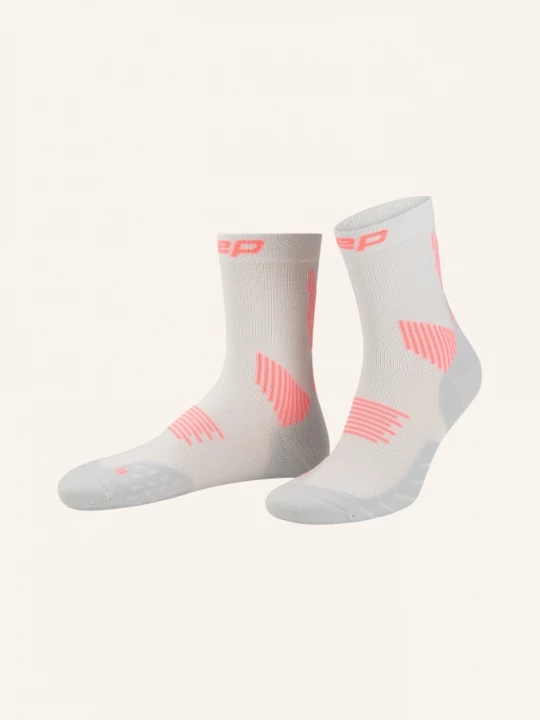 Obrázek produktu Cep Běžecké Ponožky Core Run Compression Mid Cut Mid Cushion světle šedá / neonově oranžová