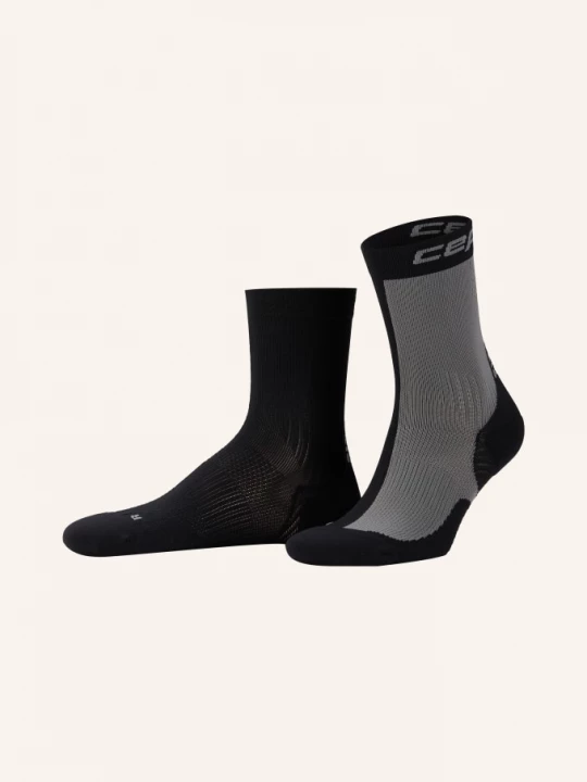 Obrázek produktu Cep Běžecké Ponožky Core Run Edt. Half&Half Socks Mid Cut černá / šedá