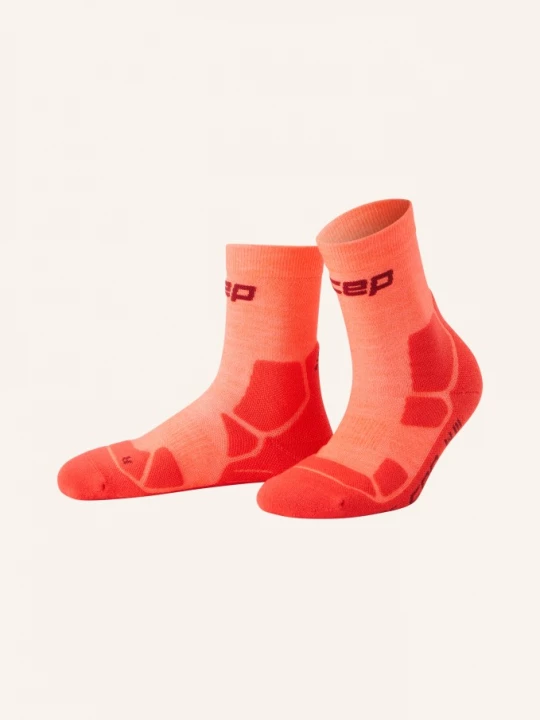 Obrázek produktu Cep Trekové Ponožky Hiking Mid Cushion Mid Cut S Merino Vlnou červená / oranžová