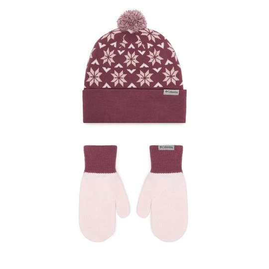 Obrázek produktu Čepice a rukavice Columbia Snowflake 2180781 Tmavě růžová