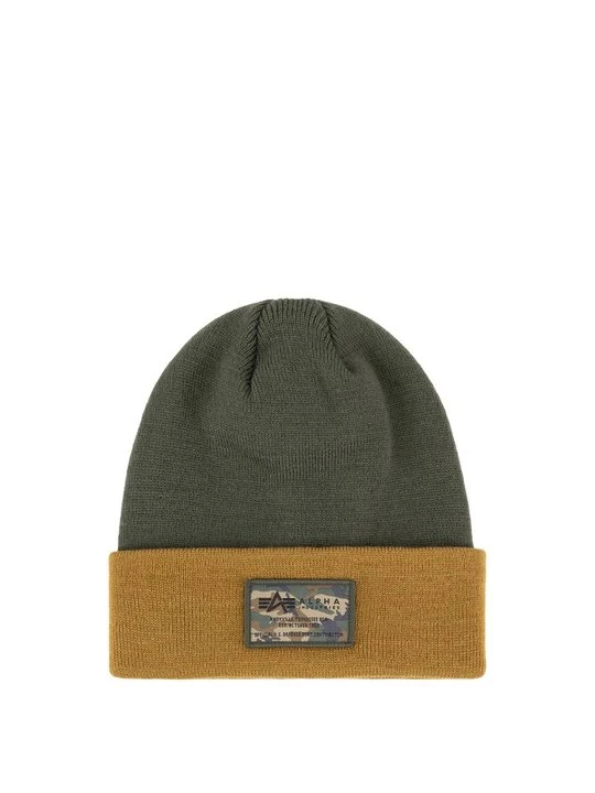 Obrázek produktu Čepice Alpha Industries melírovaná olivová