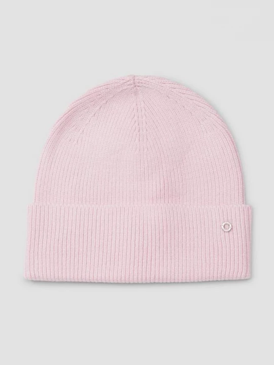 Obrázek produktu Čepice beanie s možností ohrnutí a s logem s.Oliver růžová
