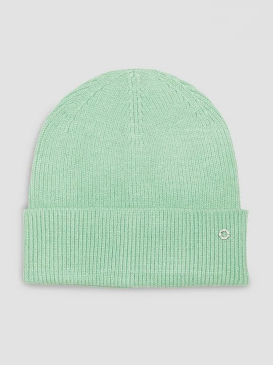 Obrázek produktu Čepice beanie s možností ohrnutí a s logem s.Oliver zelená