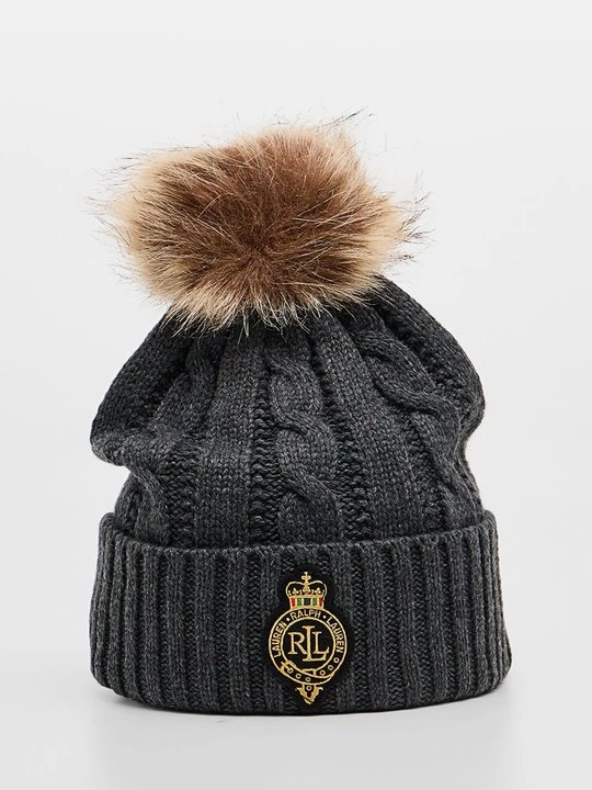 Obrázek produktu Čepice Lauren Ralph Lauren antracitová