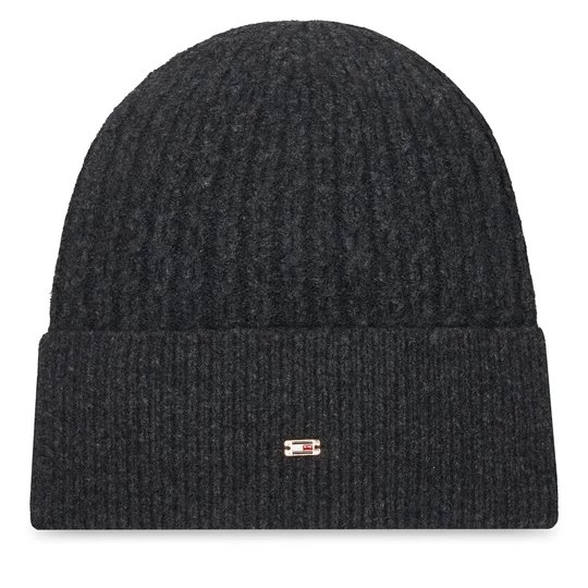 Obrázek produktu Čepice Tommy Hilfiger Th Cable Enamel Flag AW0AW17776 Černá