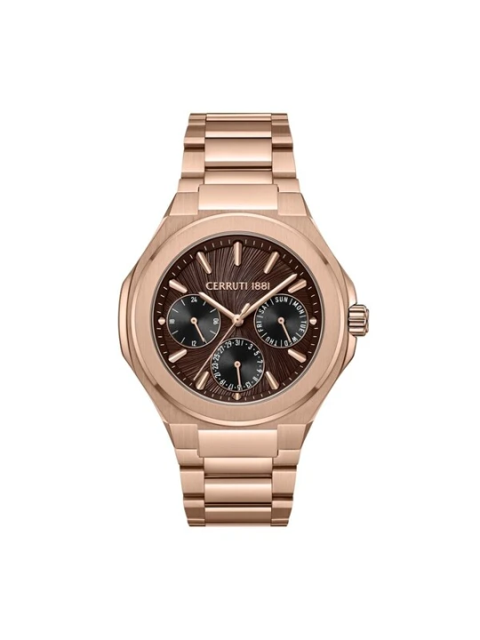 Obrázek produktu CERRUTI 1881 Analogové hodinky 'Function watch Lucardo Slim' hnědá