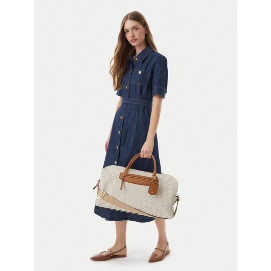 Obrázek produktu Cestovní taška MICHAEL Michael Kors Jet Set Travel Extra 30S6GTVU4B Écru Krémová