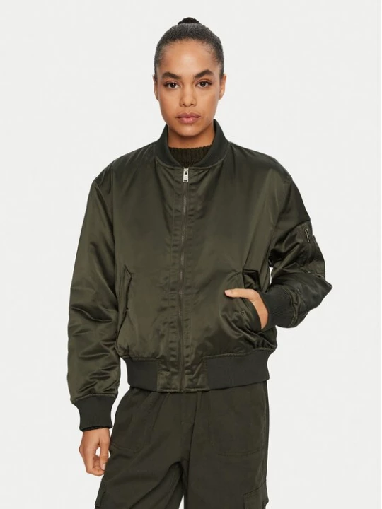 Obrázek produktu Champion Bunda bomber 117578 Zelená Custom Fit