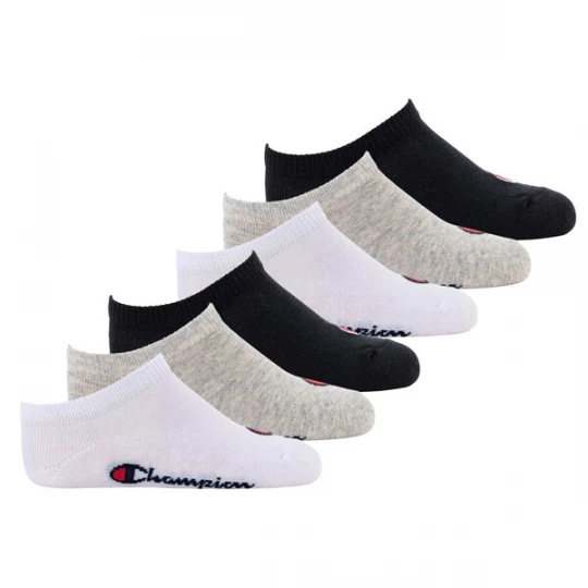 Obrázek produktu Champion Ponožky  šedá / červená / černá / bílá