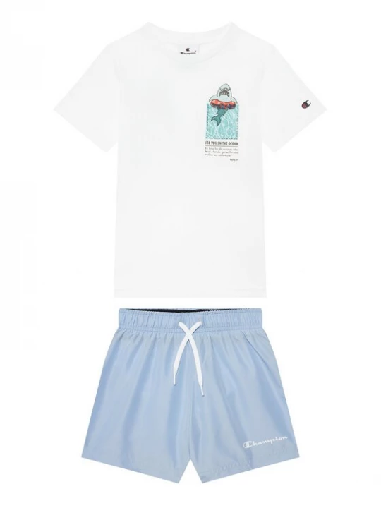 Obrázek produktu Champion Sada T-shirt a šortky 307063 Modrá Regular Fit