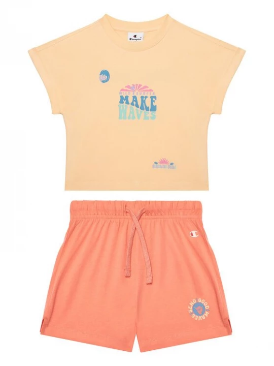 Obrázek produktu Champion Sada T-shirt a šortky 405127 Oranžová Regular Fit