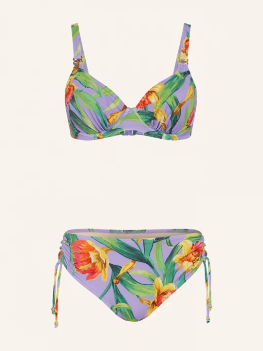 Obrázek produktu Charmline Bikiny S Kosticemi Botanique Radiance světle fialová / zelená / žlutá