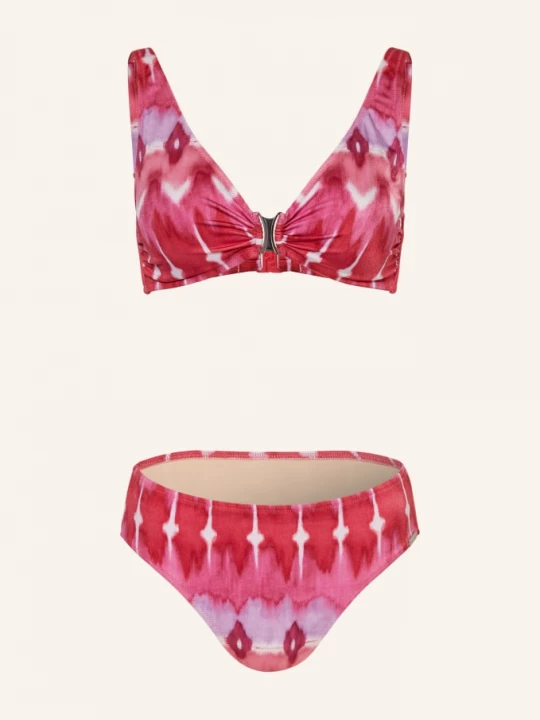 Obrázek produktu Charmline Bralette Bikiny Ikat Energy růžová / světle fialová / bílá