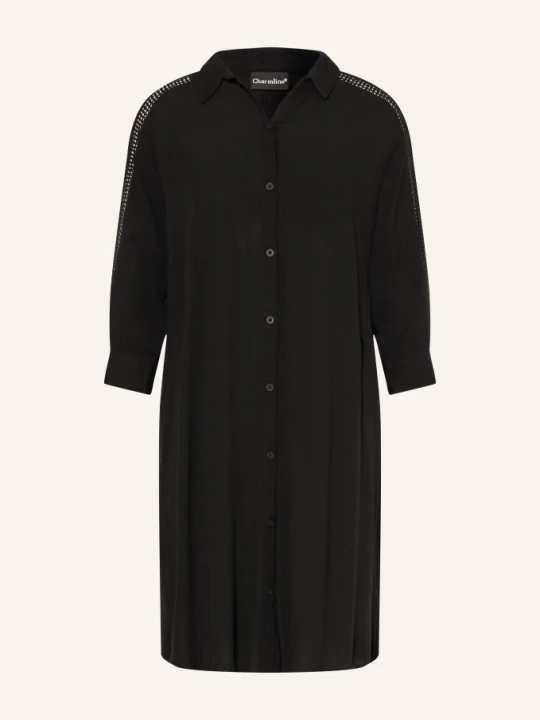 Obrázek produktu Charmline Plážové Šaty Caftan S Krajkou A 3/4 Rukávy černá