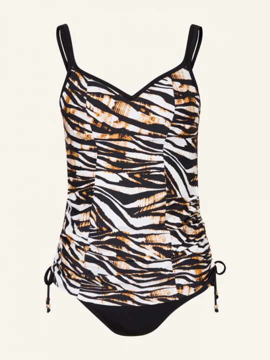 Obrázek produktu Charmline Tankiny S Kosticemi Wild Contrast černá / hnědá / režná