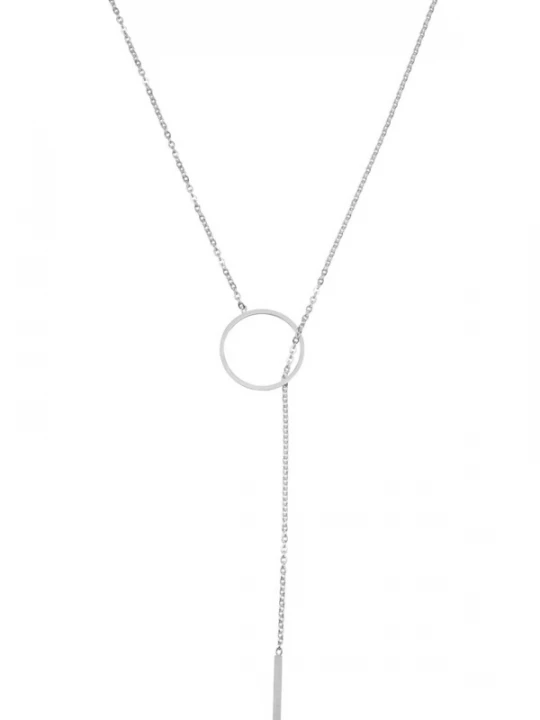 Obrázek produktu Chic by Lirette Řetízek 'Necklace Circle Bar' stříbrná