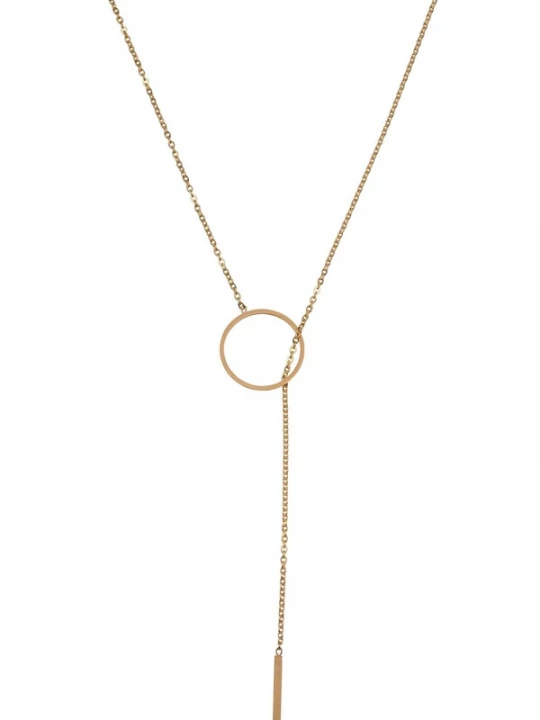 Obrázek produktu Chic by Lirette Řetízek 'Necklace Circle Bar' zlatá