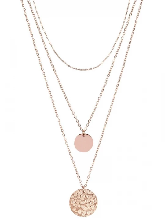 Obrázek produktu Chic by Lirette Řetízek 'Necklace Hammered' růžově zlatá