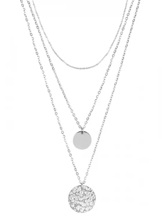 Obrázek produktu Chic by Lirette Řetízek 'Necklace Hammered' stříbrná