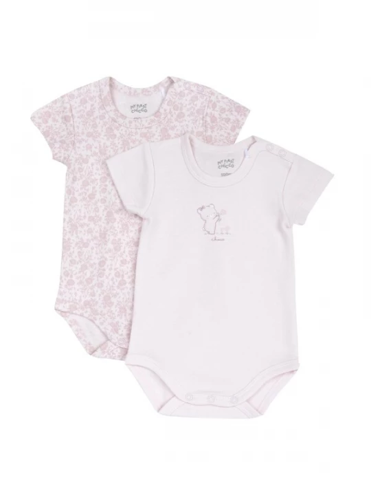 Obrázek produktu Chicco Dupačky / body pink / bílá